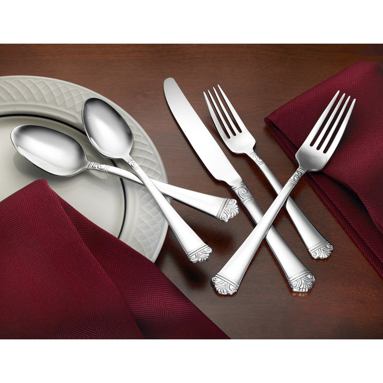 Argent Orfevres™ Newcastle 75 Piece 18/10 Stainless Steel Flatware Set